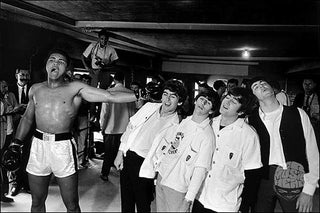 Ali and the Beatles, 1964, by Chris Smith