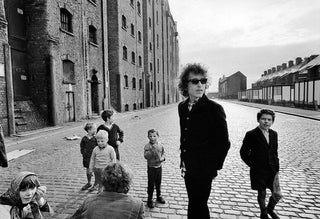 Bob Dylan, With Kids #2 in Liverpool, England, 1966 by Barry Feinstein
