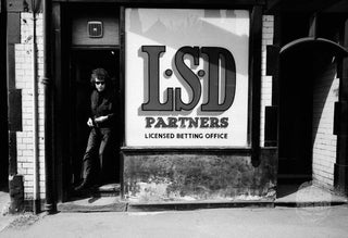 Bob Dylan - "Licensed Betting Office" #2 Sheffield, England 1966, by Barry Feinstein