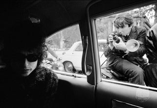 Bob Dylan, Paparazzi in Paris, 1966 by Barry Feinstein
