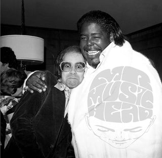 Elton John and Barry White by James Fortune