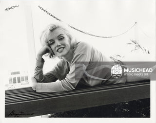 Marilyn Monroe, Bench, The Last Photos, 1962 by George Barris