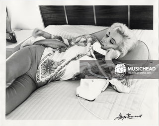 Marilyn Monroe, Telephone, The Last Photos, 1962 by George Barris