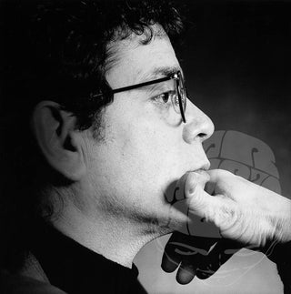 Lou Reed, Side Portrait, B&W, Rome, 1986 by Luciano Viti
