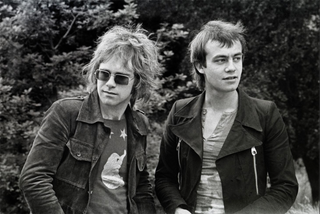 Elton John & Bernie Taupin, 1970 by Barrie Wentzell