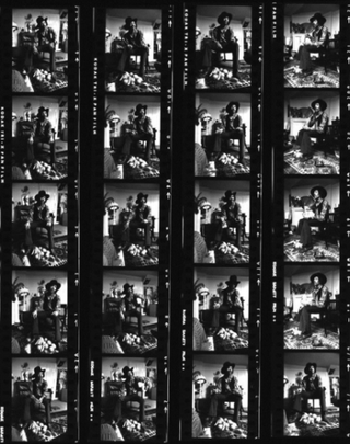 Jimi Hendrix, Contact Sheet, 1969 by Barrie Wentzell