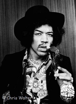 Jimi Hendrix, 1967 by Chris Walter