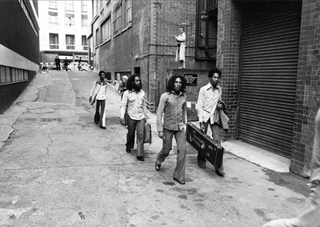 Bob Marley and The Wailers, 1975 by Ian Dickson