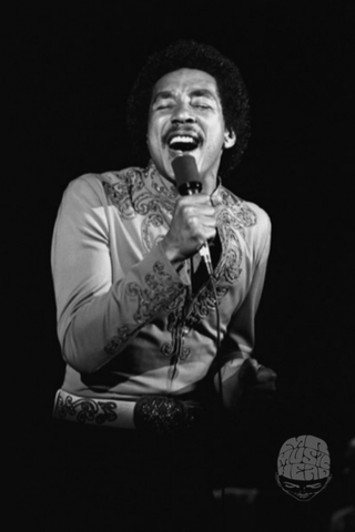 Smokey Robinson live at the Roxy 1978, by Bobby Holland