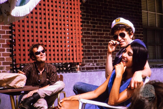 Bob Dylan and Mimi Fariña, by John Byrne Cooke