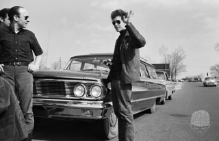 Bob Dylan, Massachusetts, 1964, by John Byrne Cooke